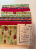 Lily pad Fuschia/ green.  8 fat quarters. FQ 105